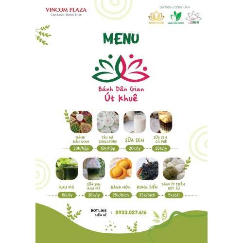 Menu tham khảo